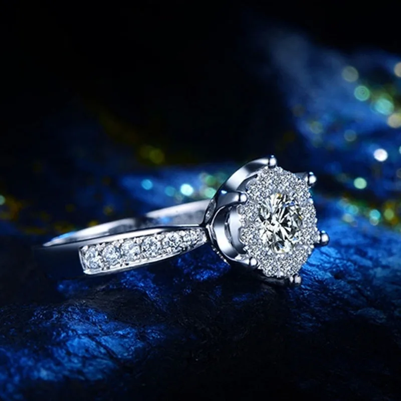 Модные прозрачные элегантные блестящие новые роскошные Свадебные обручальные