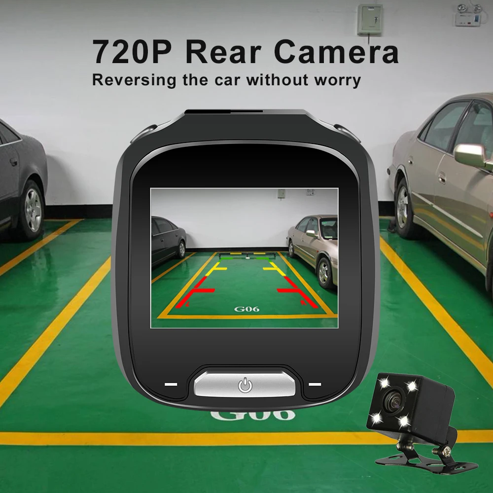 ANSTAR Новый мини регистраторы 1080 P HD камера заднего вида Автомобильный dvr ночное