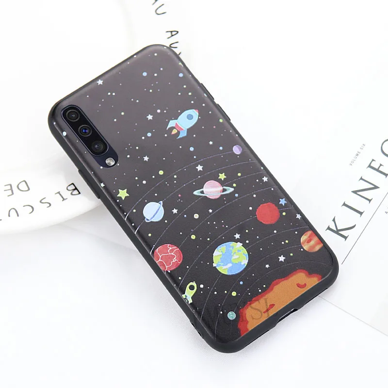 2 Мультфильм шаблон чехол для телефона для samsung Galaxy A50 A30 A70 S10E J4 J6 J8 A7 A9 A8 A6 S8 S9 S10 Plus Note 8 9 M10 M20 крышка - Цвет: 2