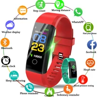 smart men women watch bracelet heart rate monitor sleep pedometer information reminder detection alarm clock sports wristband