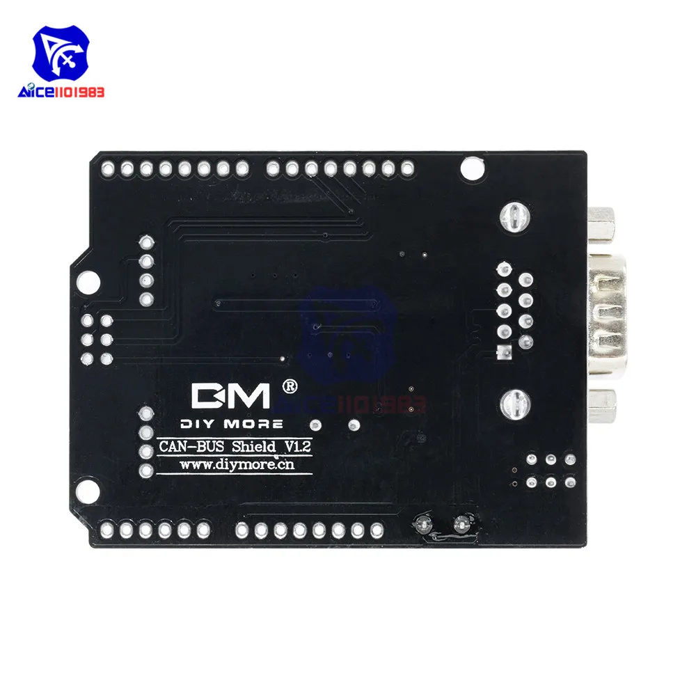 MCP2515 EF02037 CAN шина Щит SPI 9 контактов Стандартный Sub-D Плата расширения Модуль DC 5-12 В для Arduino