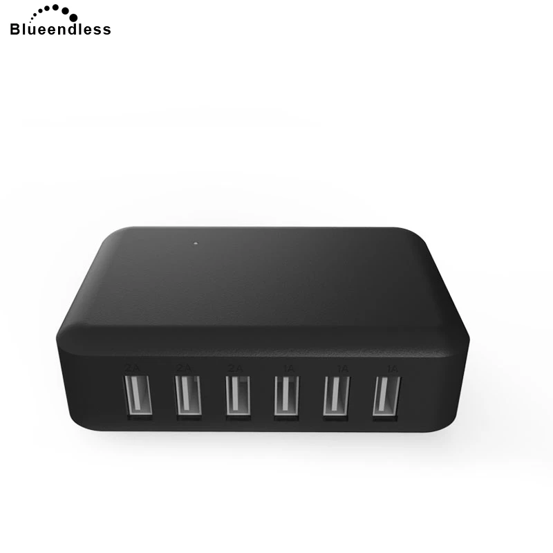 USB 3 0 пластик мульти 6 портов зарядное устройство 5V 2A разветвитель питания