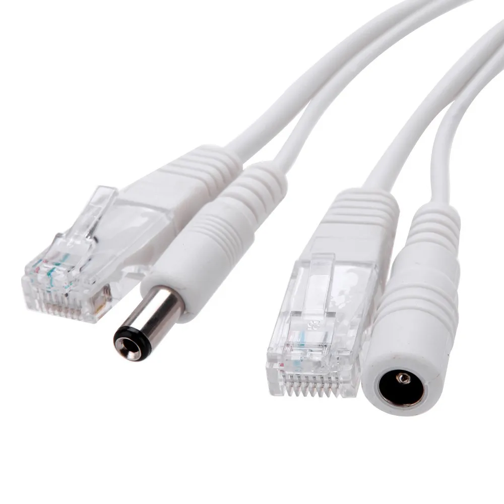 500 шт. 250 пар кабель адаптер POE RJ45 инжектор Сплиттер Комплект лента экранированный