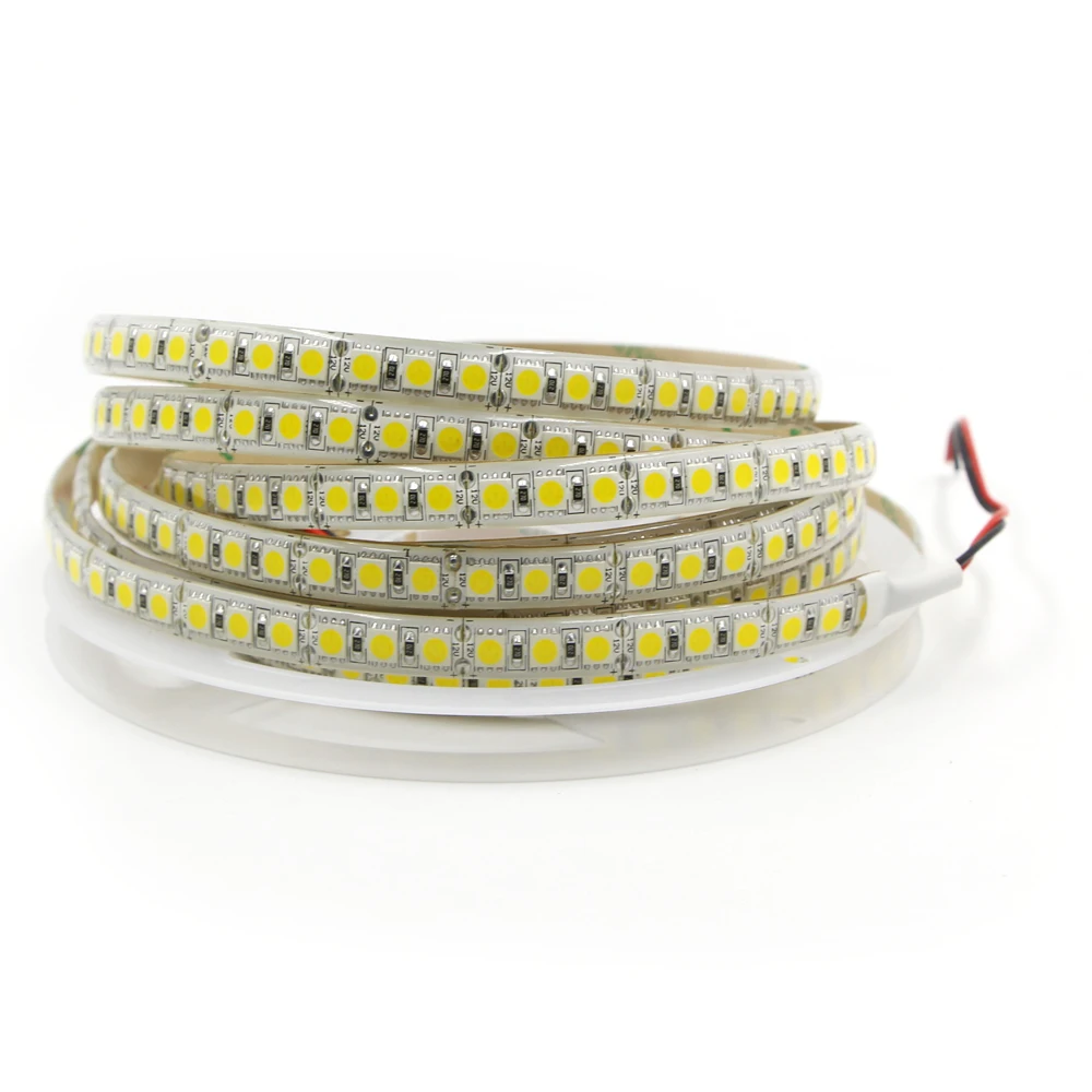 5 м СВЕТОДИОДНАЯ лента SMD 6565 5050 RGB 12 В гибкая лента лампа белый водонепроницаемый Светодиодный светильник лента украшение 60 Светодиодный s/m лента лампа 12 В