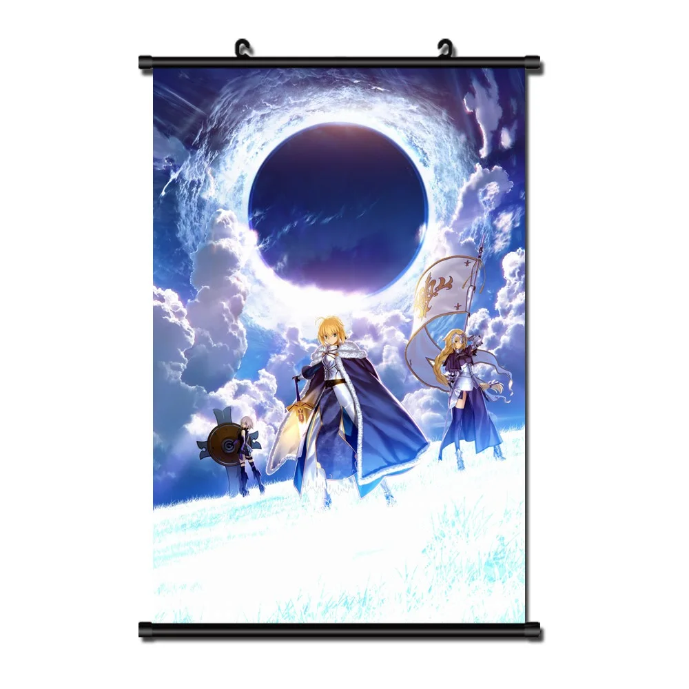 Японское аниме Fate Stay Night домашний Декор настенный свиток постер дропшиппинг