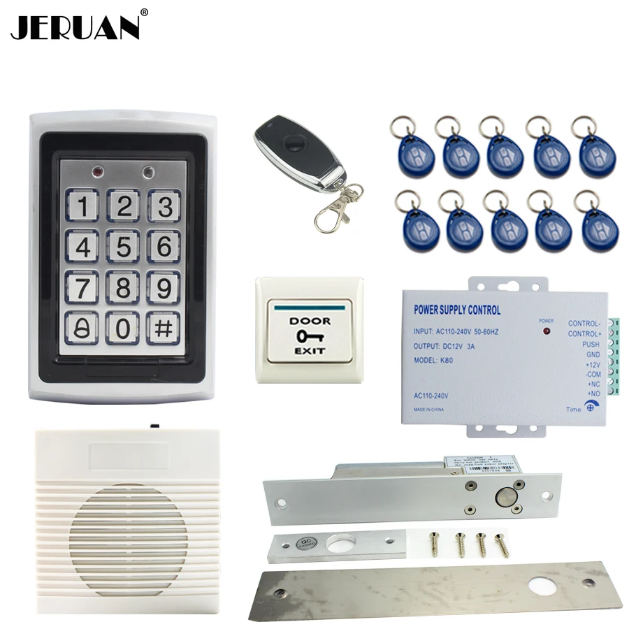 JERUAN металла Подсветка кнопку RFID Доступа Управление система комплект + Новый