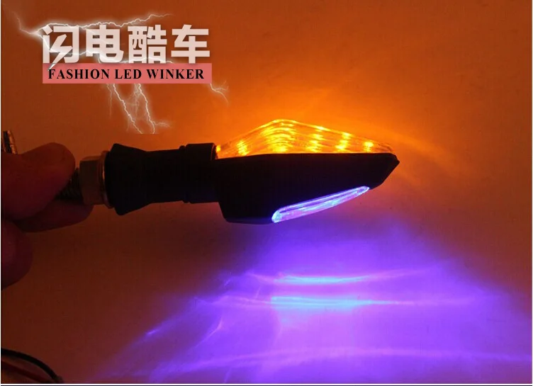 4 х высококачественные Двухцветные светодиодные указатели поворота мигающая