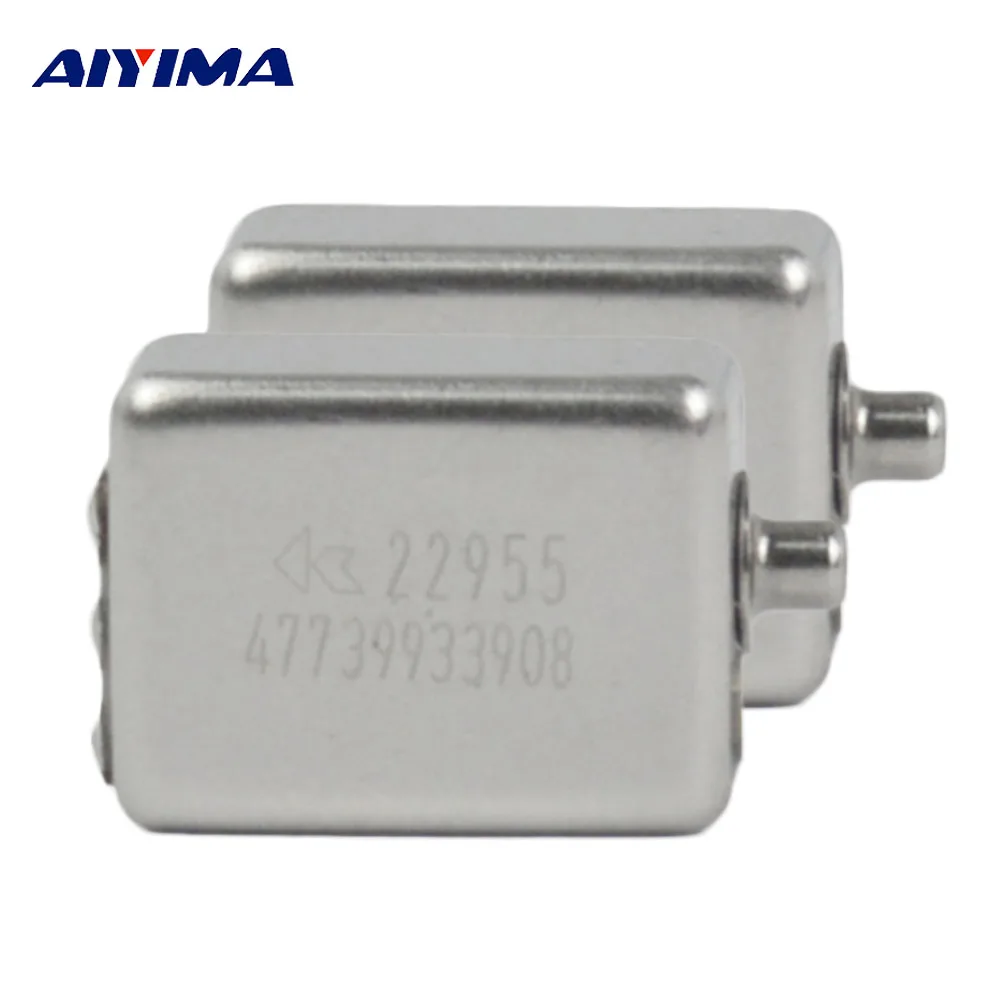 AIYIMA 2 шт. мини динамик металлический для слуховых аппаратов E5C/UM2/UM3X