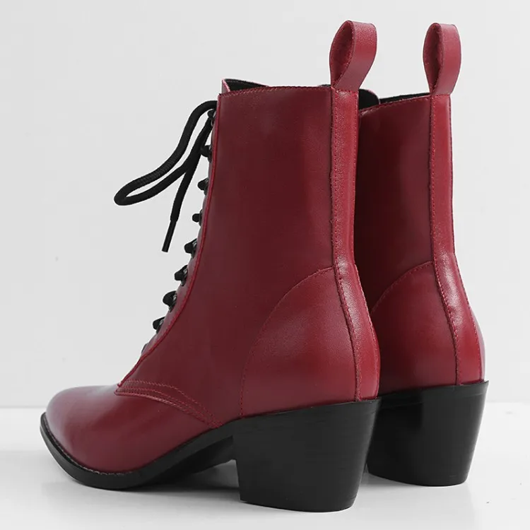 

{Zorssar} 2019 New Women Boots Genuine Leather High heel Ankle Boots Womens Motorcycle Boots Autumn Winter Women's shoes