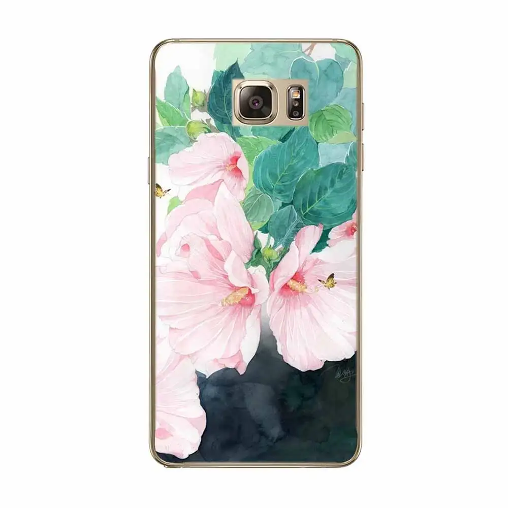 Case For SamSung Galaxy J1 J7 J5 2016 S5 S8Plus S6 S7Edge Phone Flowers Patterned Series Cute Abstract Tropical Plants TPU | Мобильные
