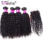 Пучки волос Tinashe, волнистые, волнистые, натуральные, с закрыванием