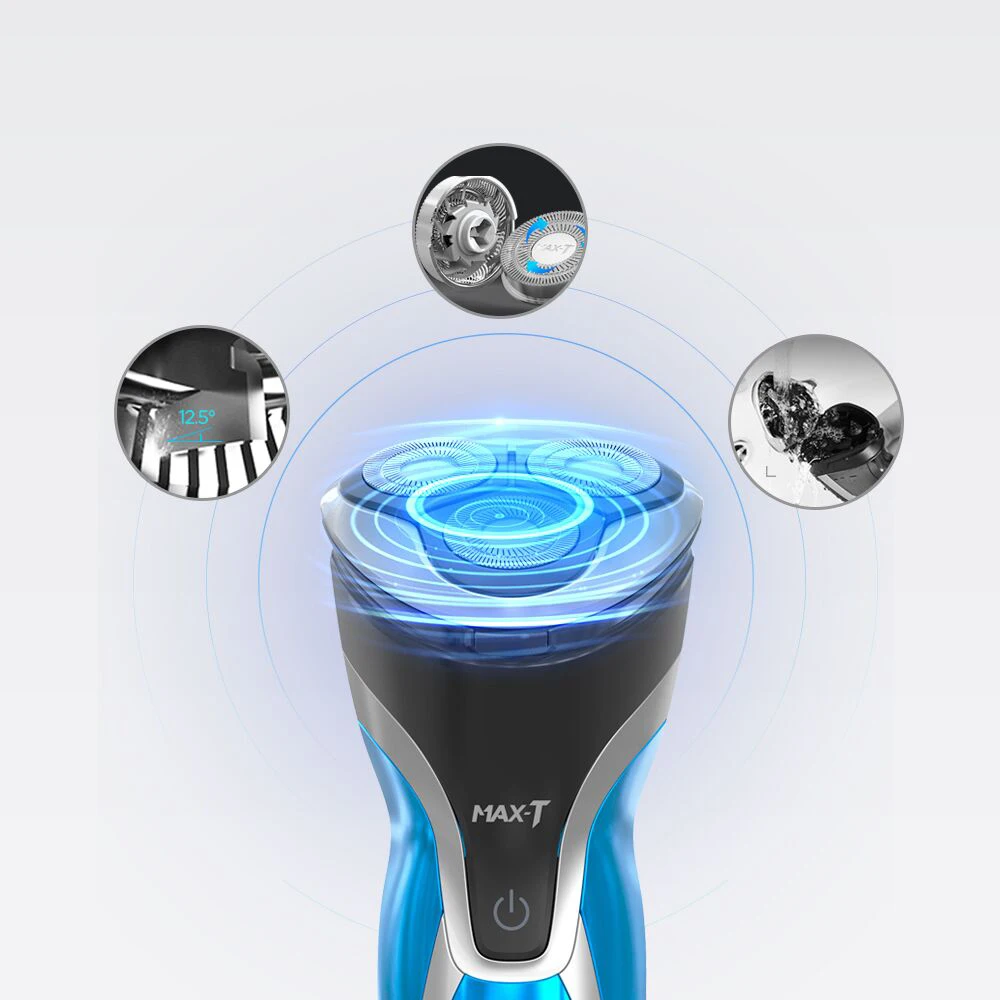 Новинка MAX T RMS7109 электробритва моющаяся перезаряжаемая USB зарядка мужская