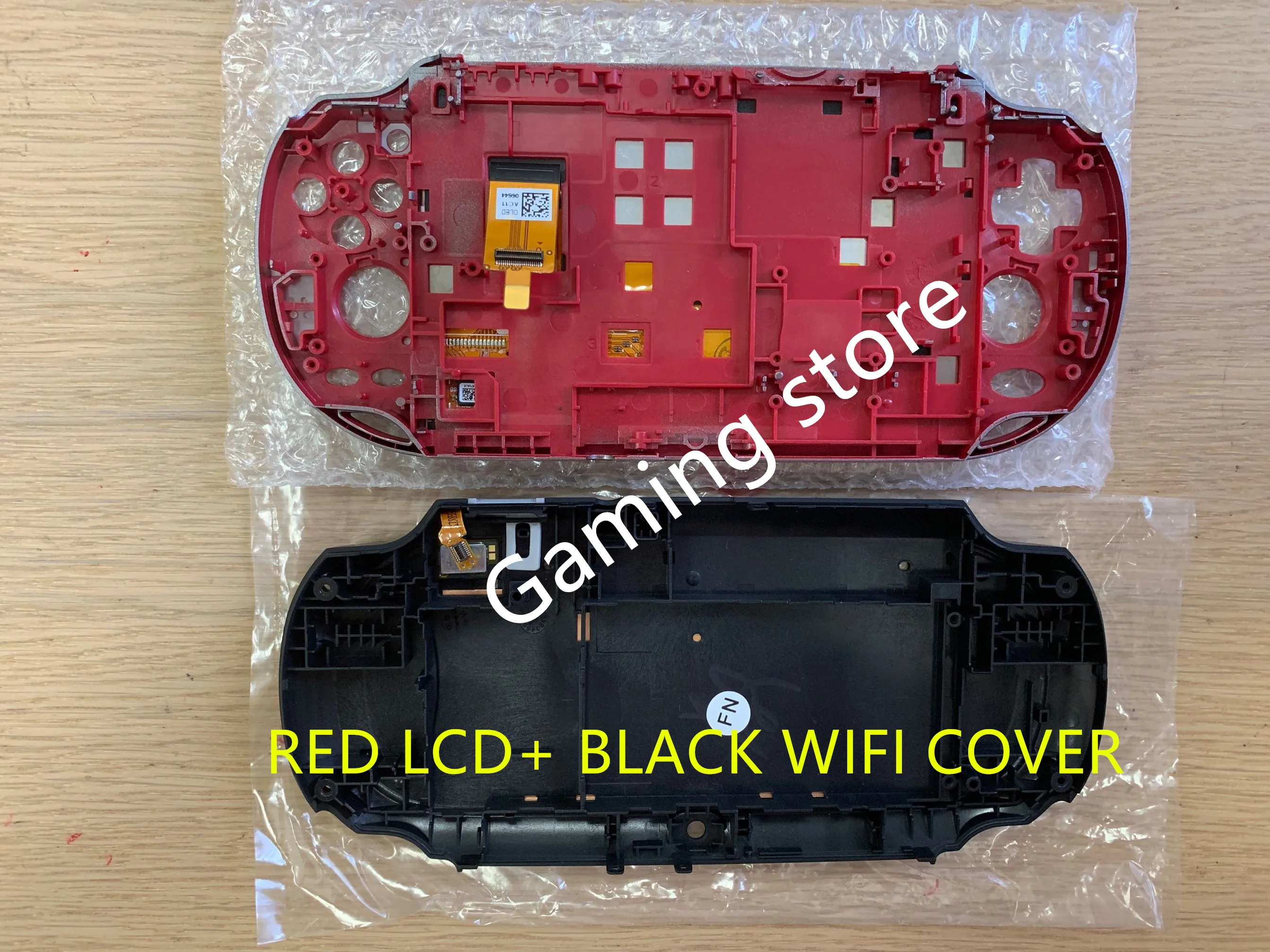 ЖК-экран в сборе для psvita ps vita psv 1000 красный + черная задняя крышка Wi-Fi или версия 3G |