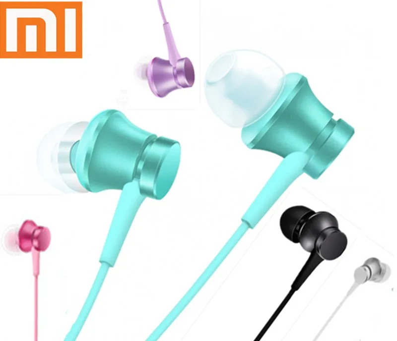 Оригинальные наушники вкладыши Xiaomi Piston Fresh Edition с микрофоном 3 5 мм гарнитура