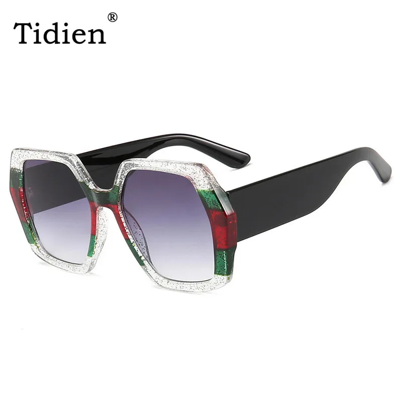 

Tidien Fashion Vintage Sunglasses Women Retro Square Sunglasses 2019 Luxury Brand Designer Sunglasses for Fominino Square Frame