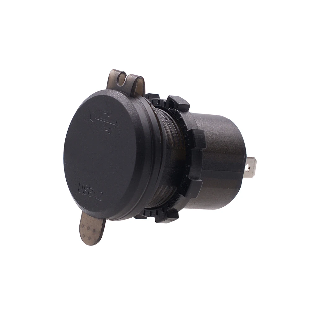 Автомобильное зарядное устройство с двумя USB разъемами для прикуривателя