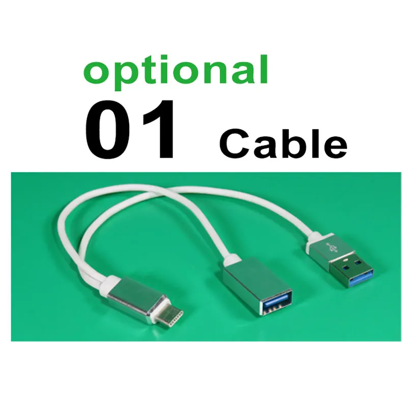 01 Cable USB3.1 тип-c OTG кабель с внешней зарядкой, возможность дополнительной зарядки для Macbook USB-C, Мобильный HDD флэш-диск - Цвет: 01 Cable