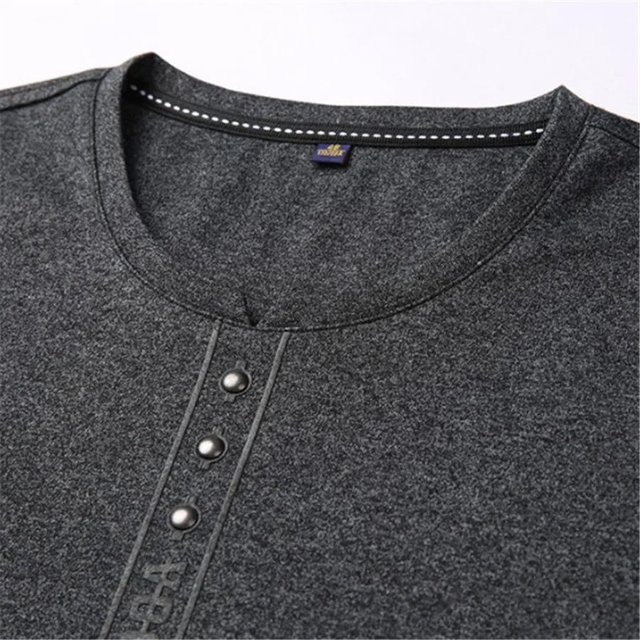 

Plus Size T Shirt Men Casual Cotton Summer Spring Slim Elastic Long Sleeve Tee Shirt Men Clothes 2019 Camiseta Masculina Ds50396
