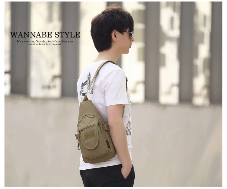 Военная тактическая спортивная сумка-слинг через плечо для скалолазания походов