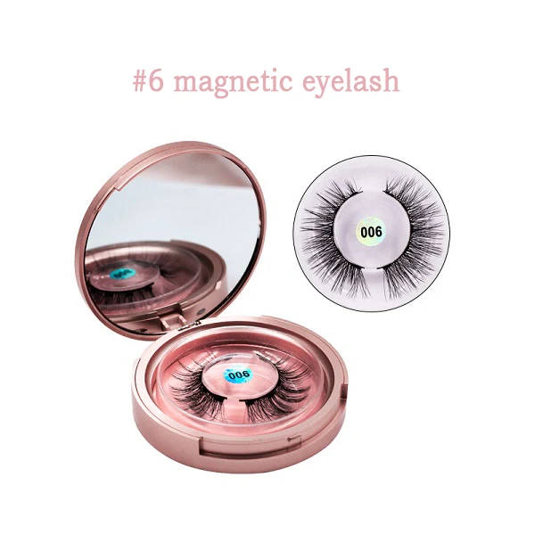 magnetic eyelash 6 Модный Магнитный жидкий подводка для глаз и магнитный ненастоящий ресницы Водонепроницаемый долговечный карандаш для глаз Накладные ресницы - Цвет: magnetic eyelash 6
