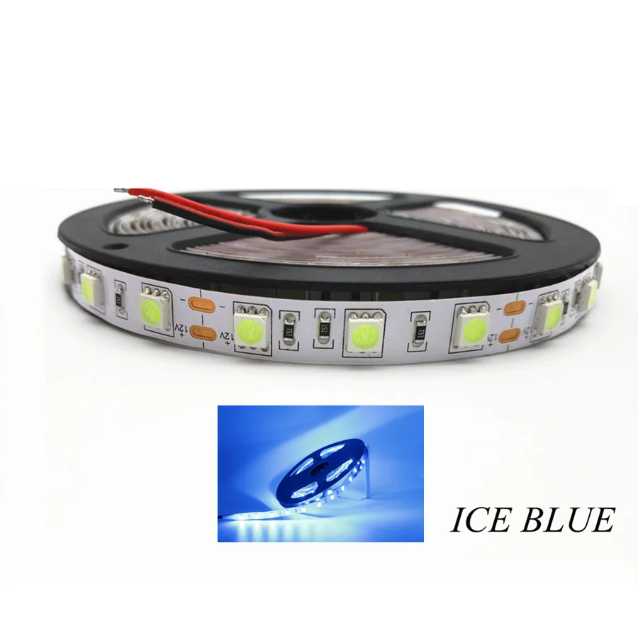 Светодиодный светильник 5 м 5050SMD 12 В гибкий 60 Светодиодный/м RGB теплый белый