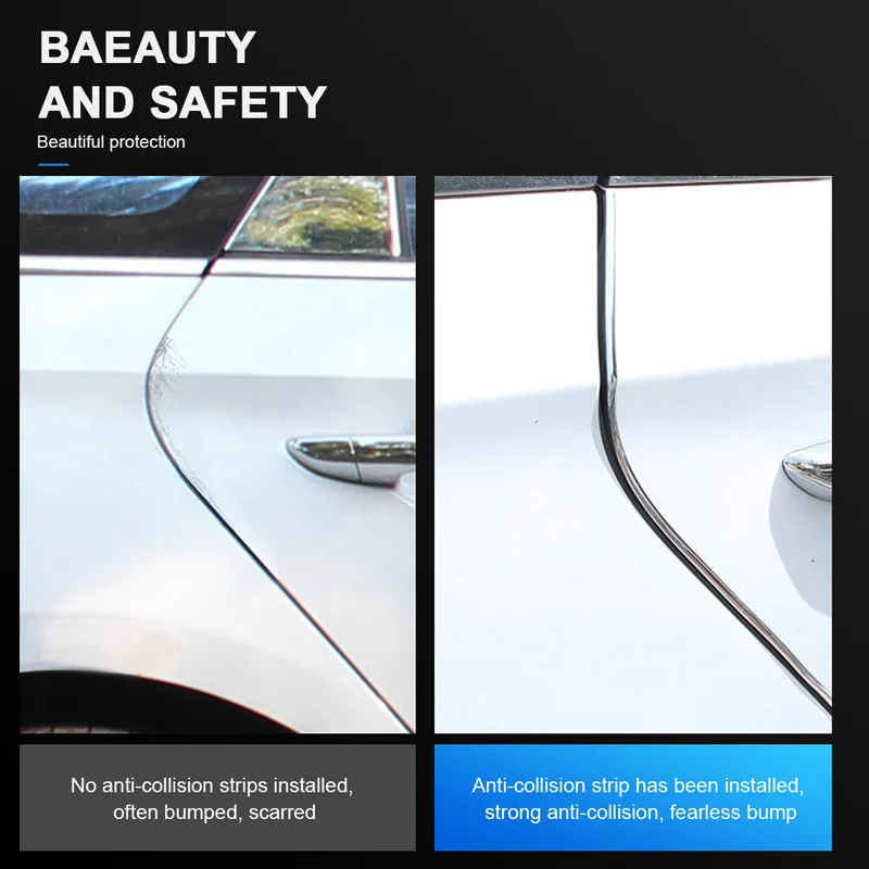ESPEEDER Universal Car Door Edge Guard Scratch Strip Protector Rubber Sealing Trim Molding Styling For Audi BMW VW Ford SUV | Автомобили и