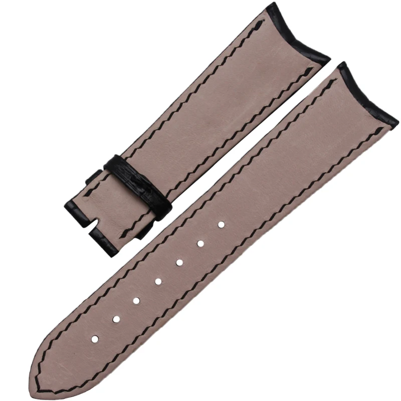 Ремешок Аллигатор для наручных часов роскошный брендовый браслет с изогнутым