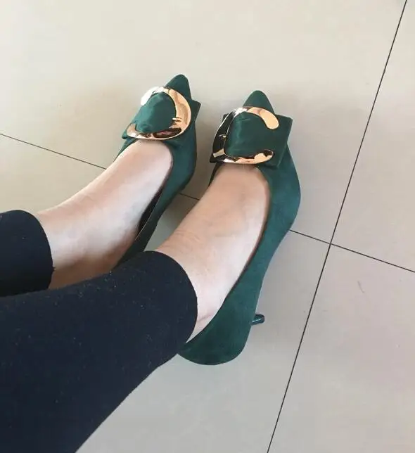 Тонкие туфли на весну 2017 г. новые женские высоком каблуке с закрытым носком в