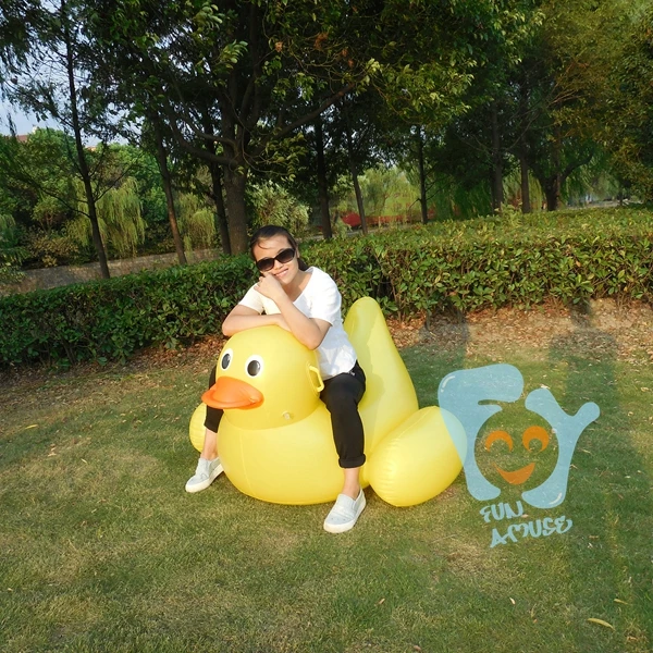 Желтая надувная утка надувные ездить на бассейн игрушки нарукавники для