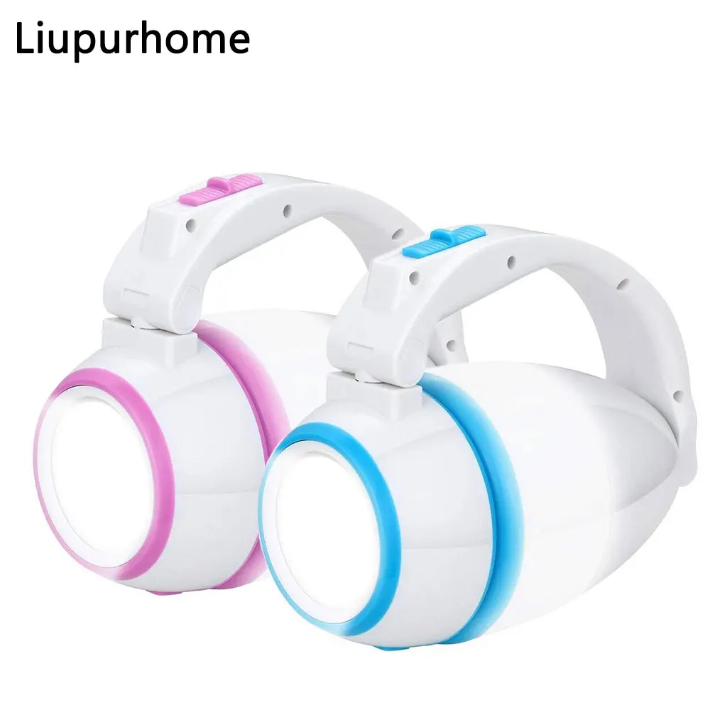 Портативный складной Фонари светодиодный ночной Светильник USB Перезаряжаемые