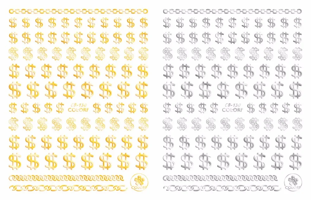 5 листов красочные черные/белые японские наклейки для ногтей дизайн Gummed стикеры 3D