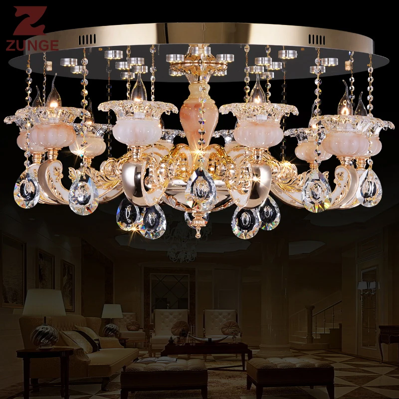 Современная хрустальная люстра для гостиной люстры de cristal Z179 из цинкового сплава