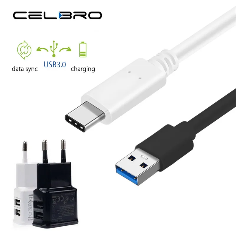 25 см/50 см/1 м/2 м USB 3 0 до 1 Type C Быстрый зарядный кабель для Galaxy s8/plus/a3/a5 2017/Xiaomi mi6/Umi