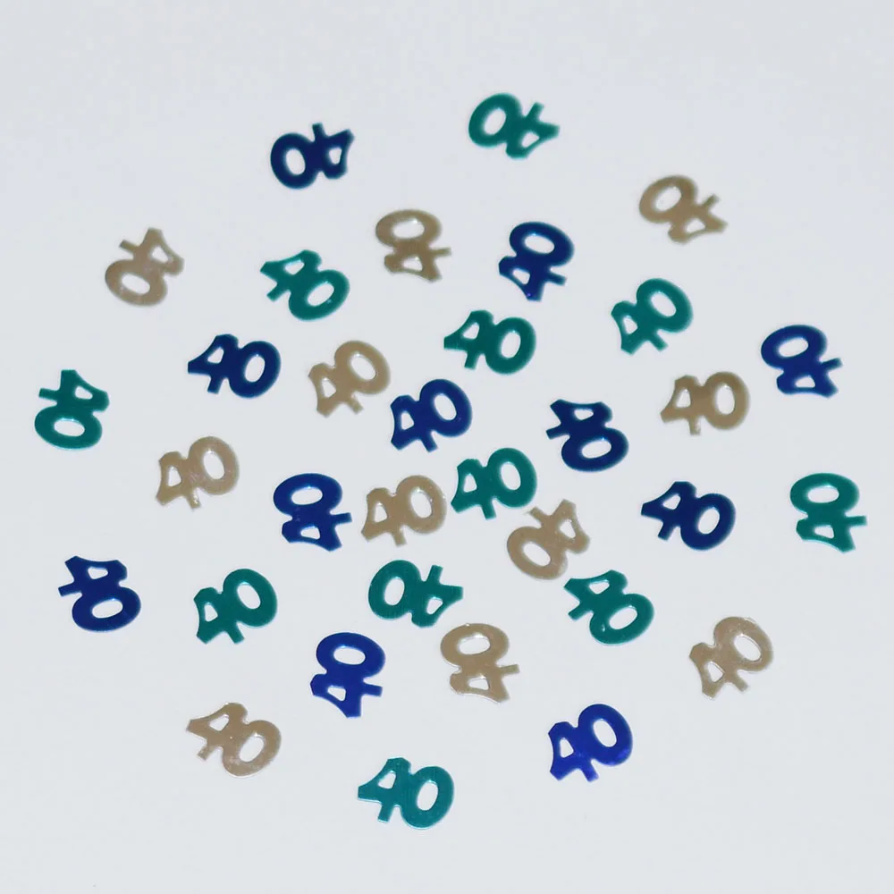 40 лет мужские женские для вечеринки в честь Дня рождения дневные цифры с