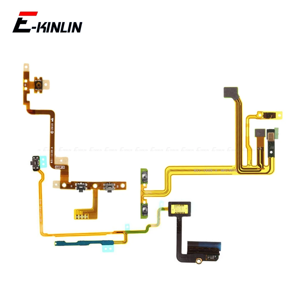 

Power On Off Button Volume Switch Key Control Flex Cable Ribbon For iPod Touch 2 3 4 5 Nano 6 7 Repair Part
