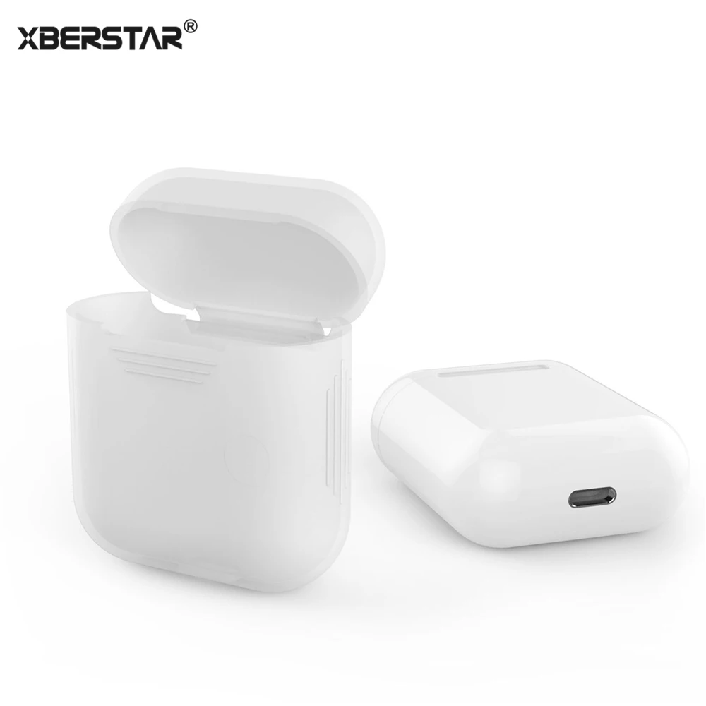 Чехол рукава кожного покрова для Apple AirPods True Беспроводной наушников силиконовые