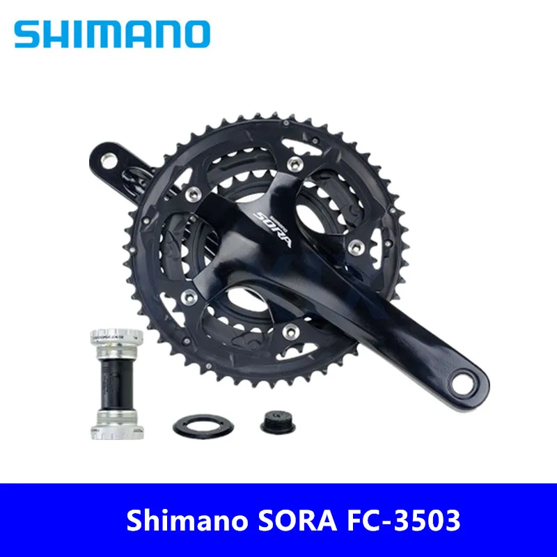 Новый и оригинальный катушки Shimano Сора FC 3503 тройной диаметра окружности болтов