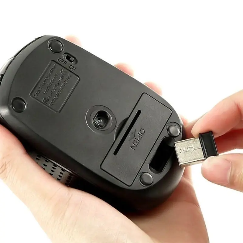 Беспроводная мышь 2 4 ГГц + USB-приемник 800-1600dpi для ноутбука ПК 8-15 мА 1 5 В/3 в