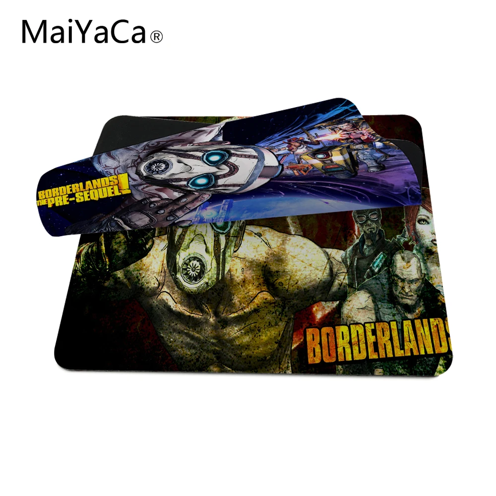 MaiYaCa уникальный дизайн borderland Противоскользящий ноутбук PC Me коврик размер 18x22 см 20x25 см и 25x29 см не Блокировка края коврик для мыши