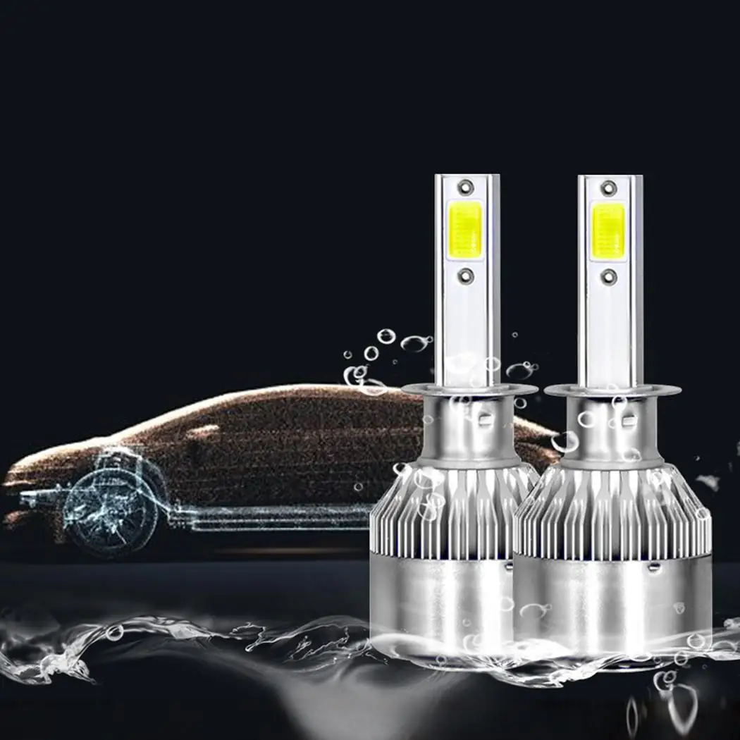 H1 Auto 3800LM Powerful COB LED Car Headlight Bulbs |
