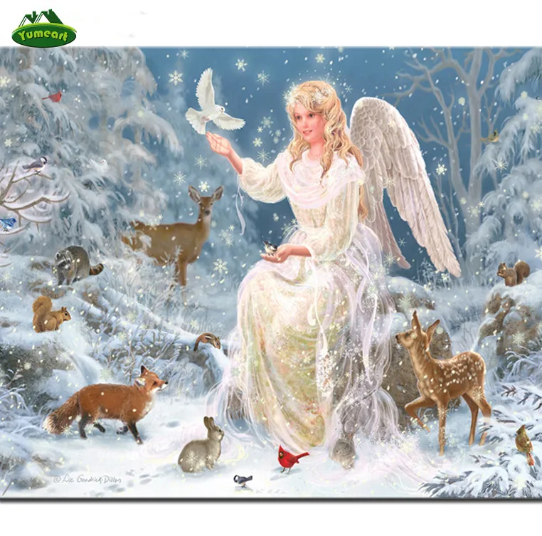 Рукоделие Ангел животное 5D алмазная Вышивка Пэчворк Diy мозаика ремесла Алмазная