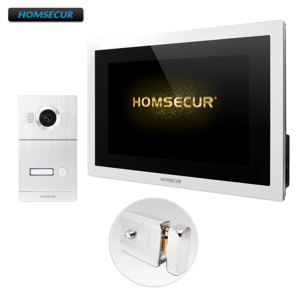 

HOMSECUR 4-проводная система громкой связи для видеодомофона с камерой из алюминиевого сплава