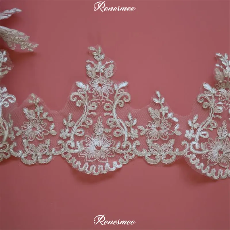 Серебристый контур шнура наполненный нитью цвета слоновой кости для шитья 15 5 см 1