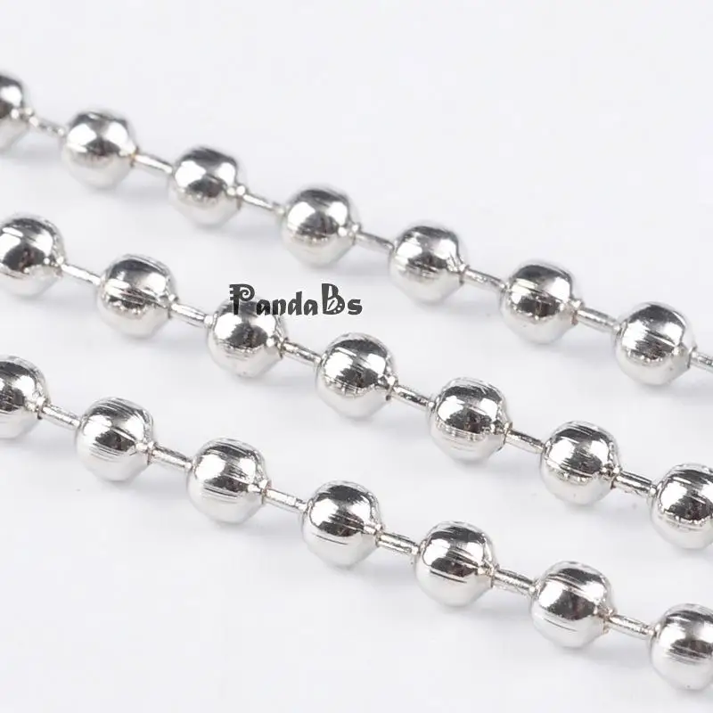 Металлические Шариковые цепи 2 4 мм в катушке: около диаметр 100 м/рулон|iron ball chain|chain