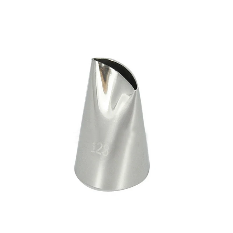 #123 тюльпан из нержавеющей стали для глазури цветов Кондитерские насадки помадка
