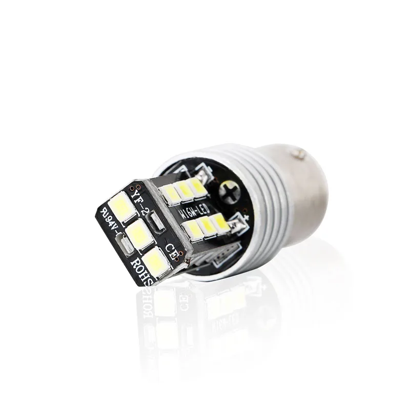 Canbus без ошибок 1156 светодиодные фонари заднего хода P21W BA15S 15 шт. 2835 SMD для