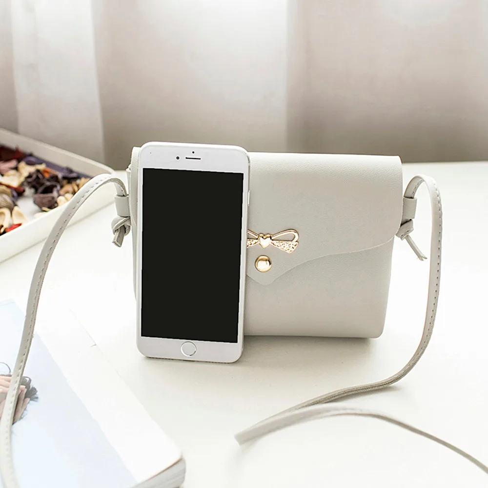 Aelicy Women Cover Bow Handbag PU Leather Women's Shoulder Crossbody Bags for Ladies clutch Small Handbags Purse Bolsos | Багаж и