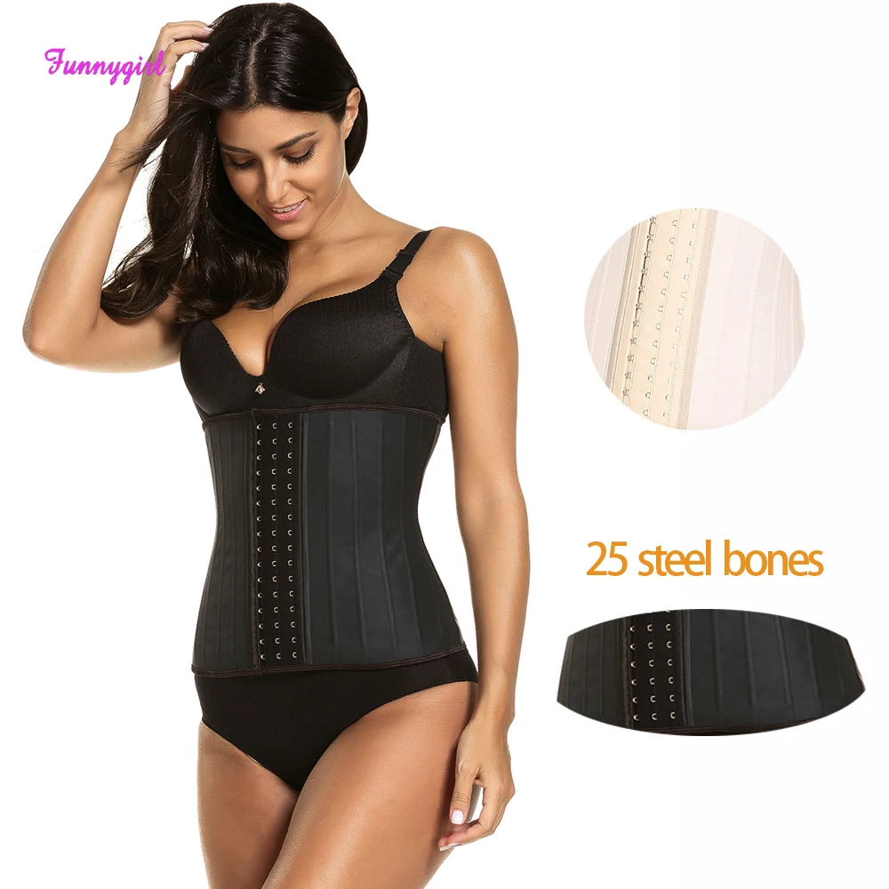 25 стальных костей остается корсет и для похудения латексный бюстье под грудью