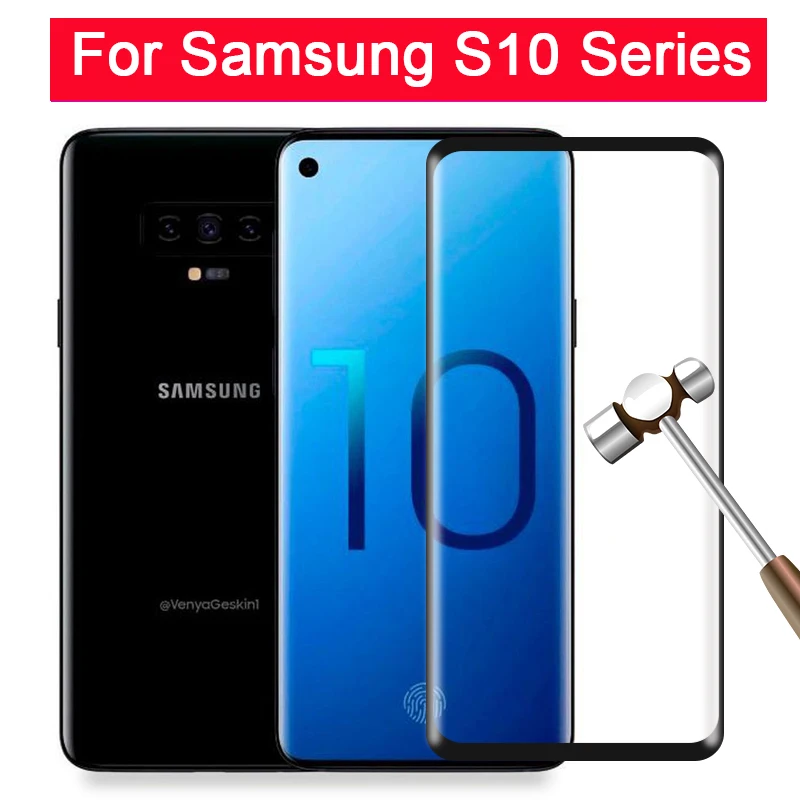Закаленное стекло для Samsung Galaxy s10 e s10e s 10 plus lite Защитная пленка экрана на s10plus