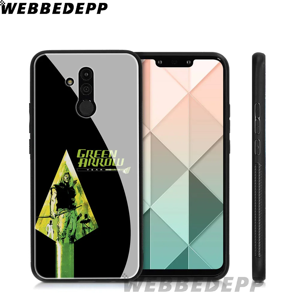 Чехол из закаленного стекла WEBBEDEPP Green Arrow Tv для Huawei Mate 20 P20 P10 P Smart 2019 2018 &amp Honor 10 9 8X 7A